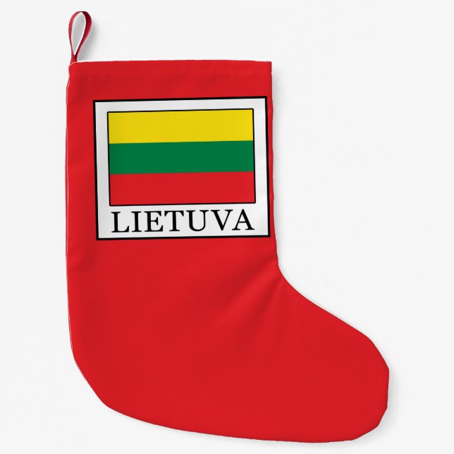 Lietuva Small Christmas Stocking (Front)