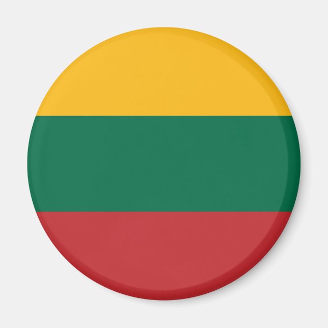 Lietuvos Valstybės Vėliava, Vytis, Lithuania Flag Magnet (Front)