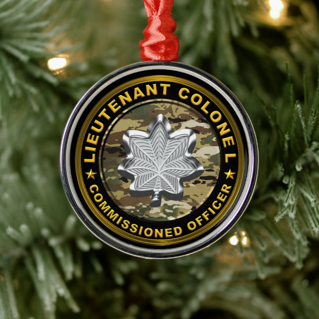 Lieutenant Colonel Metal Tree Decoration (Tree)