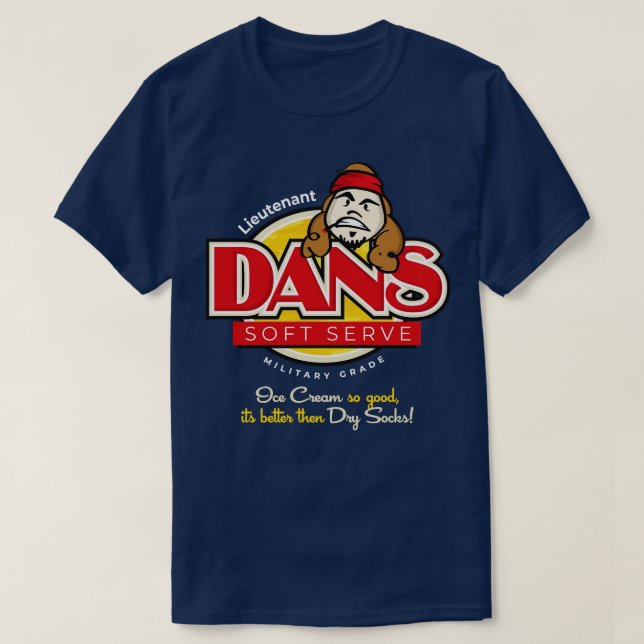 Lieutenant Dans Soft Serve T-Shirt (Design Front)