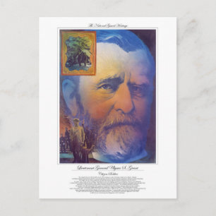 Lieutenant General Ulysses Grant Citizen Soldier Postcard