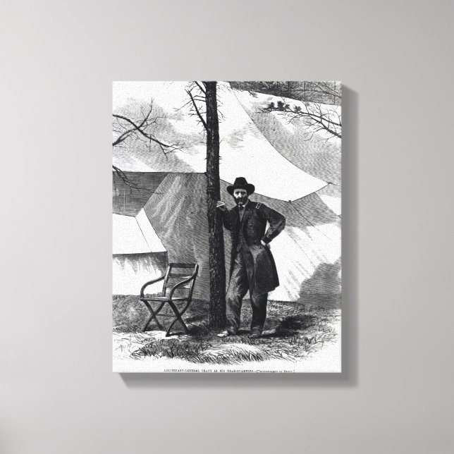 Lieutenant General Ulysses S. Grant Canvas Print (Front)