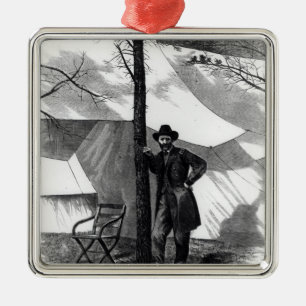 Lieutenant General Ulysses S. Grant Metal Tree Decoration