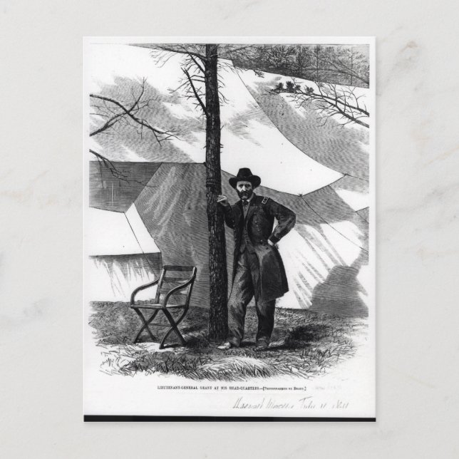 Lieutenant General Ulysses S. Grant Postcard (Front)