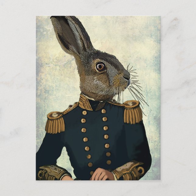 Lieutenant Hare 2 Postcard (Front)