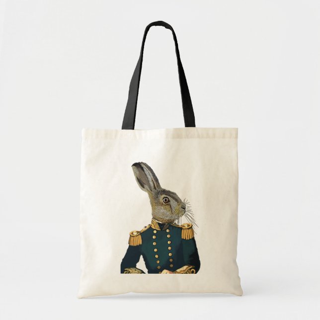 Lieutenant Hare Tote Bag (Front)
