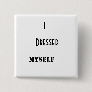 life 15 cm square badge