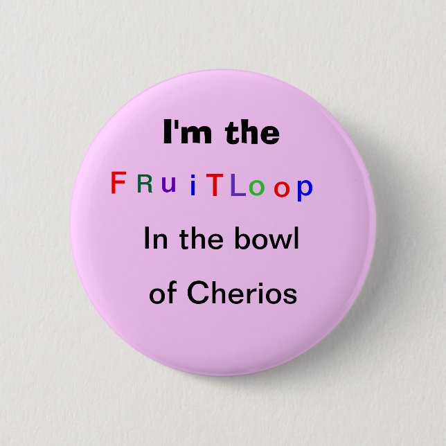 life 6 cm round badge (Front)