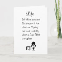 Life A Funny Thinking Of You Poem