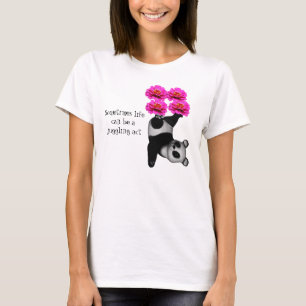 Life A Juggling Act Panda Inspirational T-Shirt