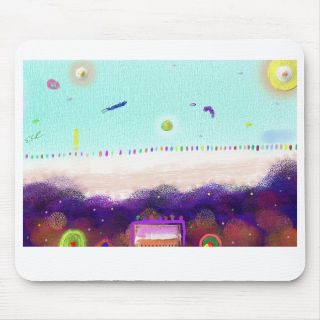 Life Aboard Another Planet Mousepad (Front)