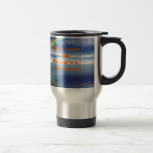 Life and hope travel mug