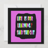 Life and learning big letters for kids