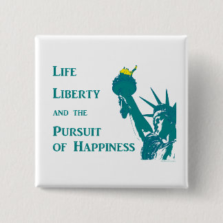 Life and Liberty 15 Cm Square Badge