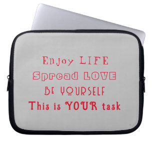 Life and Love- Electronics Bag