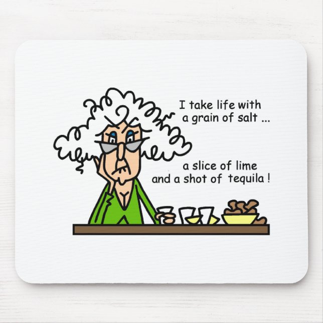 Life and Tequila Humour Mouse Mat (Front)