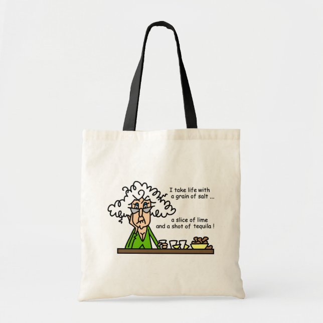 Life and Tequila Humour Tote Bag (Front)
