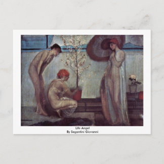 Life Angel By Segantini Giovanni Postcard