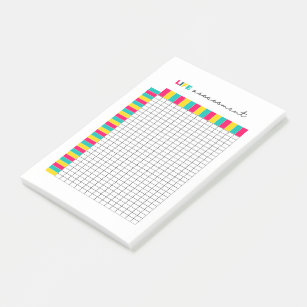 Life Assessment Planner Journal Post-it Notes