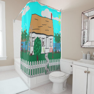 Life At The Beach Shower Curtain