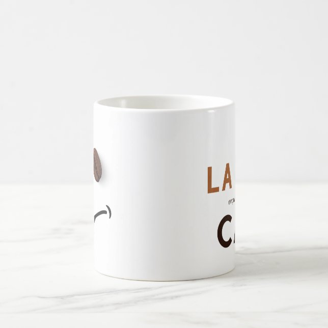 " Life begins after a good coffee " Mug (Center)