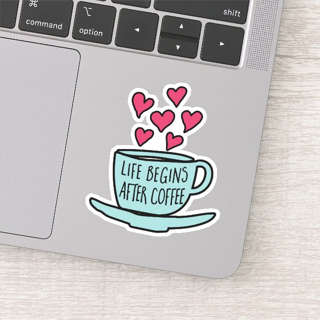 Life Begins After Coffee | Funny Coffee Lovers (Detail)