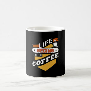 Life Begins After Coffee Mug
