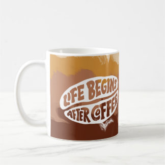 Life Begins After Coffee Mug