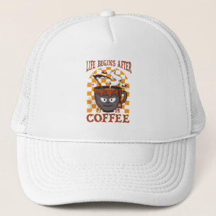 Life Begins After Coffee Trucker Hat
