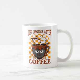 Life Begins After Coffee – Witchy Halloween Mug