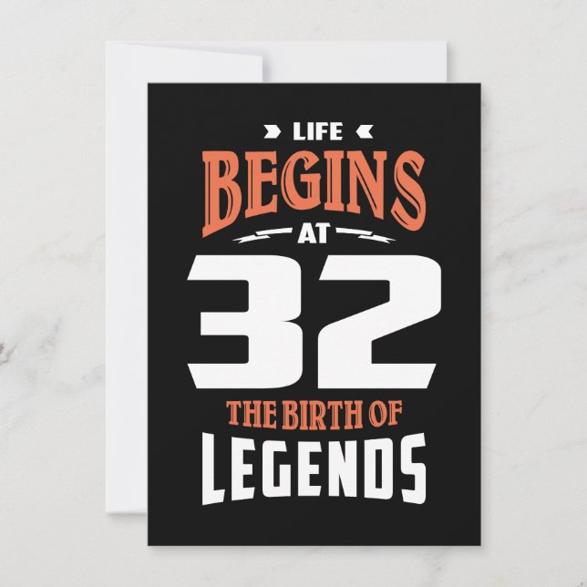 Life Begins At 32 (Front)