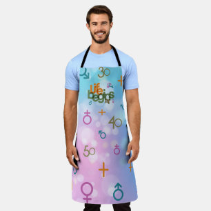 Life Begins At (Customise)   Apron (Large)