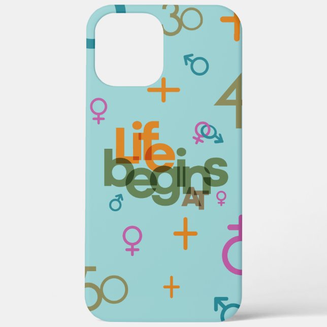 Life Begins At (Customise) | Case-Mate iPhone Case (Back)