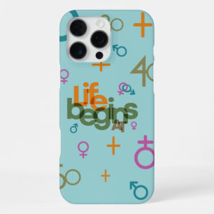Life Begins At (Customise) iPhone 16 Pro Max Case