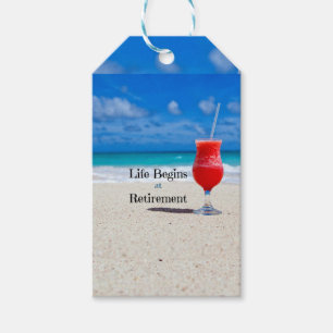Life Begins at Retirement, Gift Tags
