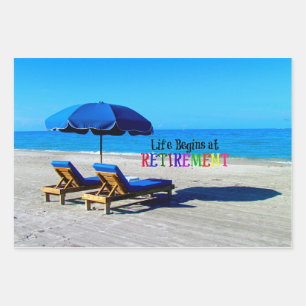 Life Begins at Retirement, popular design, Wrapping Paper Sheet