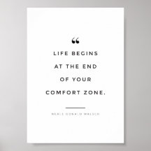 Life begins at the end of your comfort zone