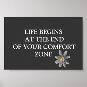 Life Begins Inspirational Poster