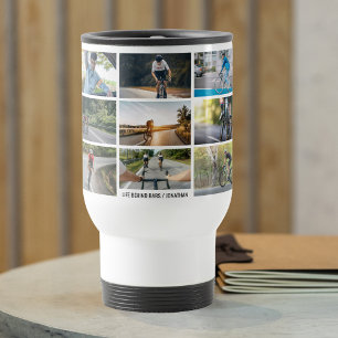Life Behind Bars Personalize Images Bicycle Lovers Travel Mug