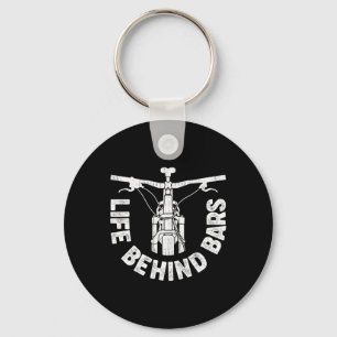 Life Behind Rs Mountain Biking Vintage Bicycle Bik Key Ring