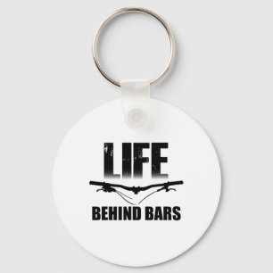 Life Behind Rs T Shirt Mountain Biking Biker Cycli Key Ring