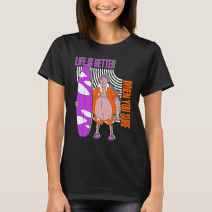 Life Better When You Surf Surfing Waves Surfer T-Shirt