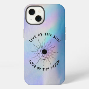 Life by the Sun Love by the Moon Holographic iPhone 13 Case