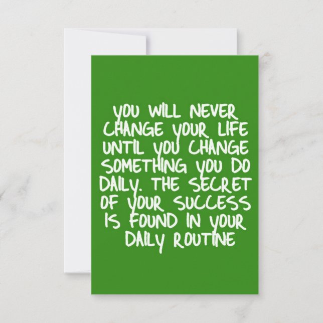 LIFE CHANGES LOGICAL STEPS MOTIVATIONAL QUOTES SAY (Front)