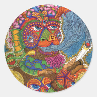 Life  classic round sticker