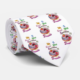 Life Clothing Is Sweet With Sparkles Of Doughnuts Tie