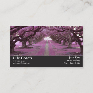 Life Coach Business Card