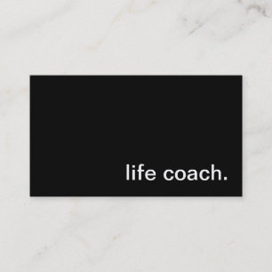 Life Coach Business Card