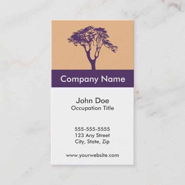 Life Coach Business Card Template (Front)