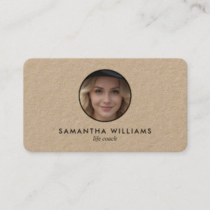 🛤️ Life Coach Custom QR Photo Business Card